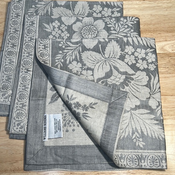 Williams Sonoma Dining Williamssonoma 3 Lg New Gray Cream